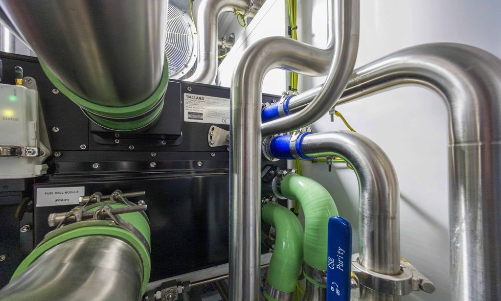 Hydrogen installation at Equinix Data Center